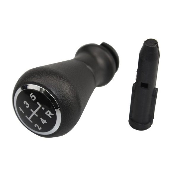 Citroen C4 / Peugeot 307 Car Gear Lever Knob Leather Gear Shift Knob, with Converter (Black) - Image 4