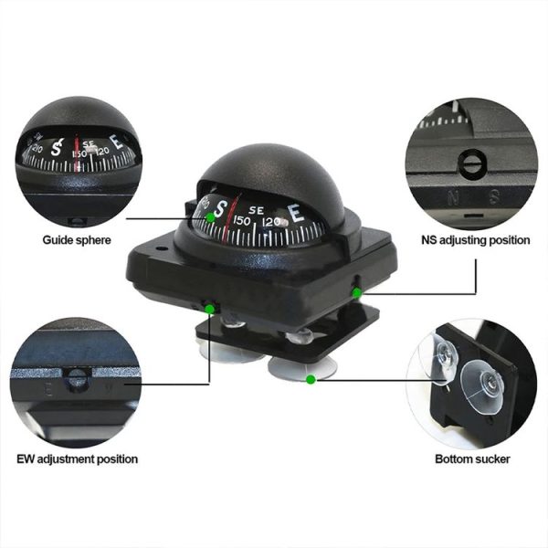 Nisa LC380 Car Compass Ball Car Decoration - Image 4