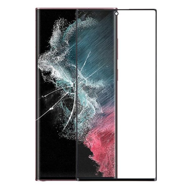Samsung Galaxy S22 Ultra SM-S908B Front Screen Outer Glass Lens with OCA Optically Clear Adhesive