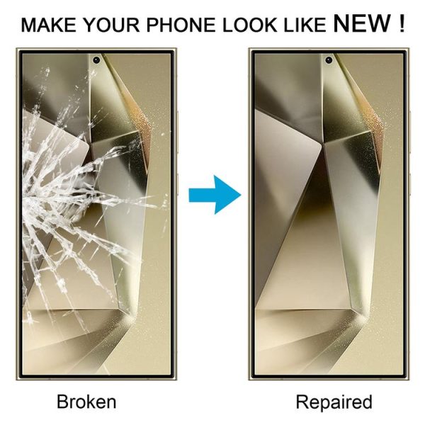 Samsung Galaxy S24 Ultra SM-S928B Front Screen Outer Glass Lens with OCA Optically Clear Adhesive - Image 6