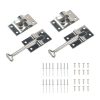 2pcs / Set Vans / RVs / Trucks 4 inch Stainless Steel Door Hook with Screws (Silver)