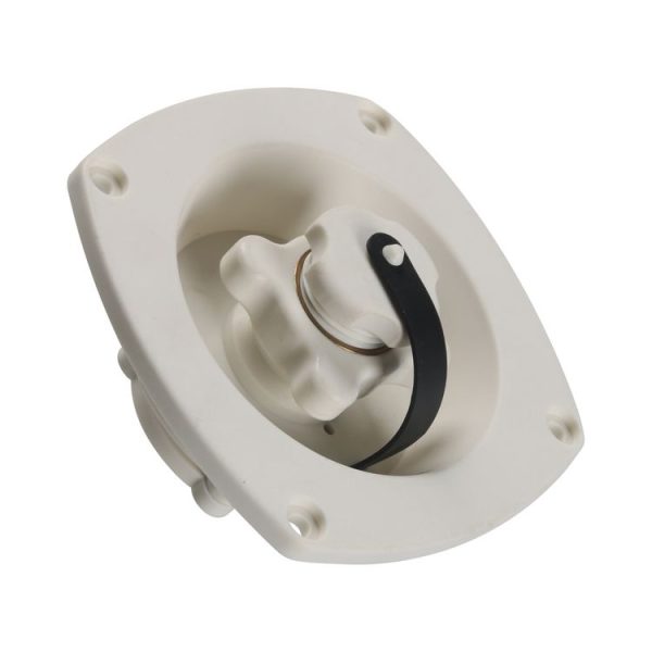RV Camper Trailer Cars Water Inlet Fill with Screws (White) - Image 4