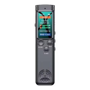 H22 Smart Color Screen Noise Reduction Voice Recorder, Capacity: 8GB (Black)