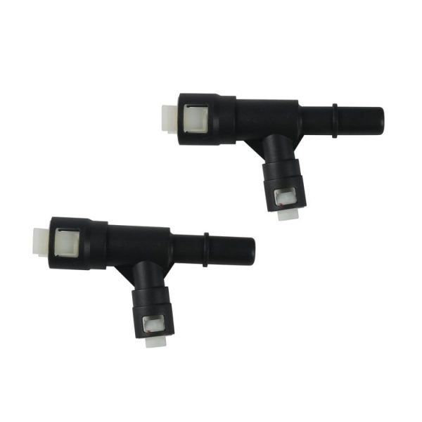 2pcs / Set For Cadillac Car Heater Hose Connector 15055343 (Black) - Image 5