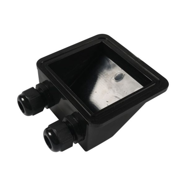 RV Sealed Waterproof Solar Double Cable Entry Gland Box (Black) - Image 3
