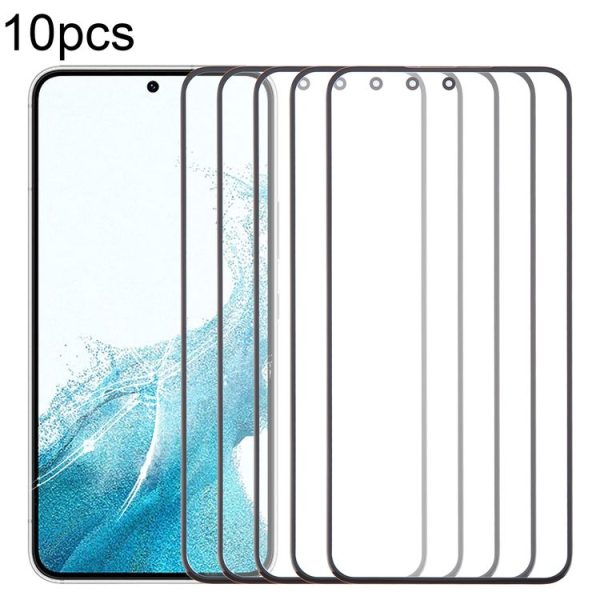 Samsung Galaxy S22 SM-S901B 10pcs Front Screen Outer Glass Lens with OCA Optically Clear Adhesive
