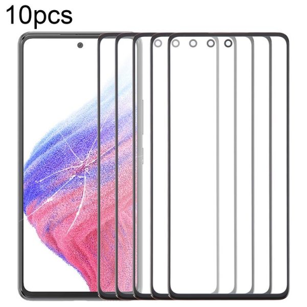 Samsung Galaxy A53 5G SM-A536B 10pcs Front Screen Outer Glass Lens with OCA Optically Clear Adhesive