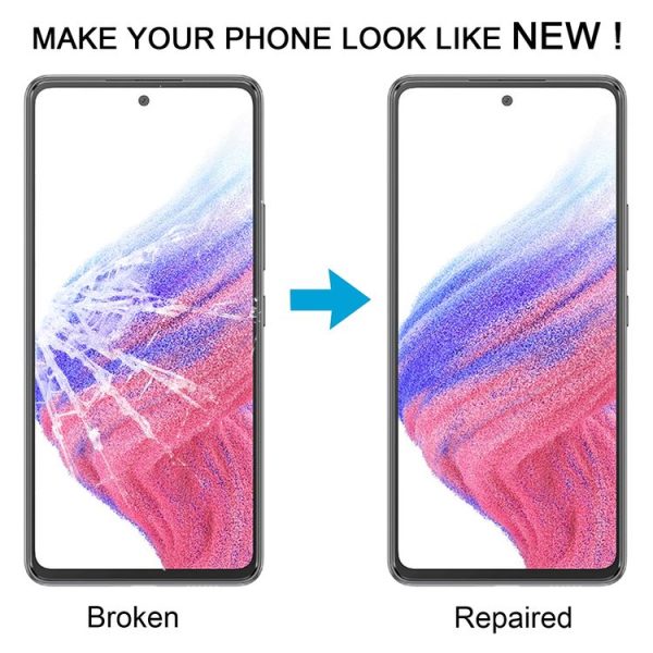 Samsung Galaxy A53 5G SM-A536B 10pcs Front Screen Outer Glass Lens with OCA Optically Clear Adhesive - Image 6