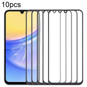 Samsung Galaxy A15 4G SM-A155F 10pcs Front Screen Outer Glass Lens with OCA Optically Clear Adhesive
