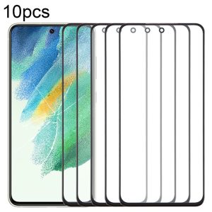 Samsung Galaxy S21 FE SM-G990B 10pcs Front Screen Outer Glass Lens with OCA Optically Clear Adhesive