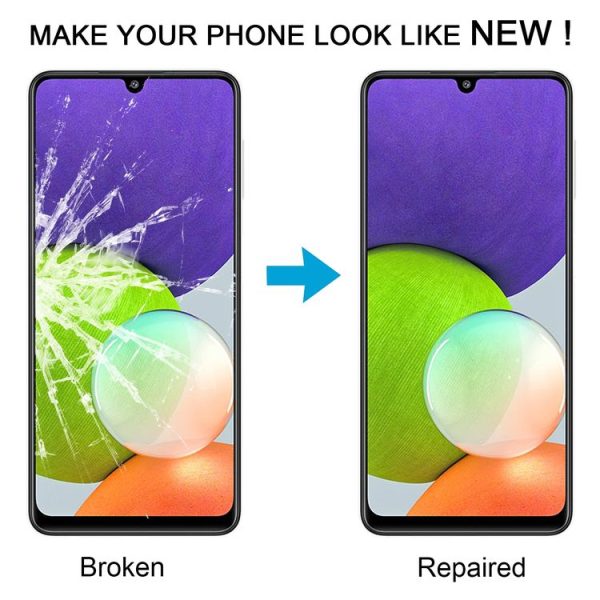 Samsung Galaxy A22 4G SM-A225F 10pcs Front Screen Outer Glass Lens with OCA Optically Clear Adhesive - Image 6