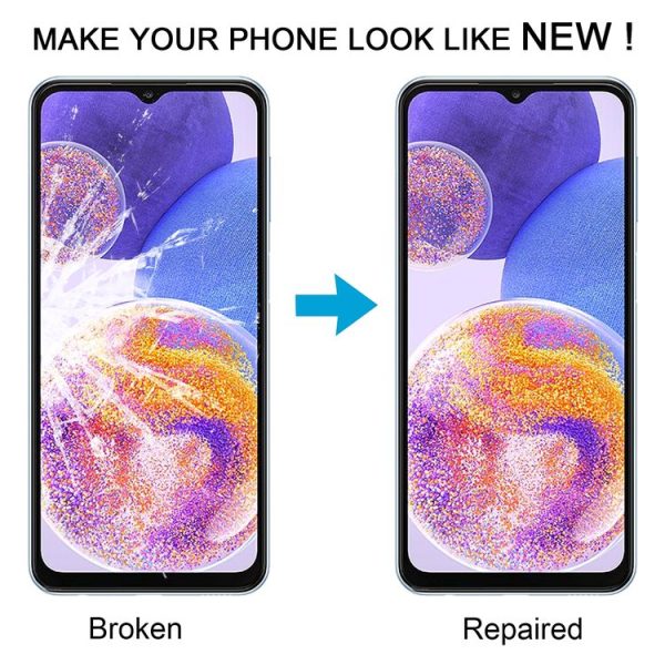 Samsung Galaxy A23 4G SM-A235F 10pcs Front Screen Outer Glass Lens with OCA Optically Clear Adhesive - Image 6