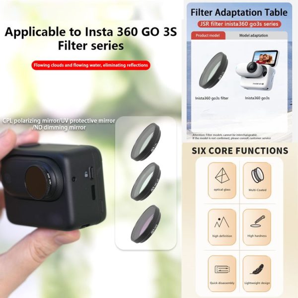 Insta360 GO 3S JUNESTAR Camera Lens Filter, Filter: MCUV - Image 2