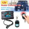 Car 12V / 24V Parking Heater LCD Monitor Switch with Remote Controller (Black) - Image 4