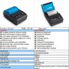 BT-582 58mm Type-C + Bluetooth Portable Thermal Printer (EU Plug) - Image 6