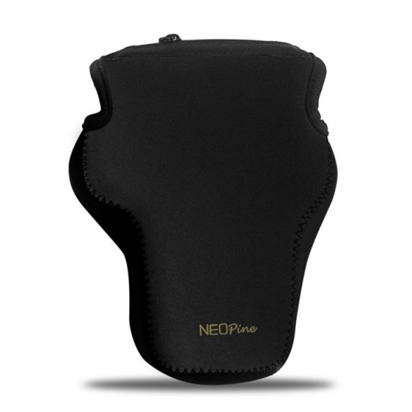 Sony A7R IV NEOpine Neoprene Soft Camera Inner Protective Triangle Bag with Carabiner, Color: Black - Image 3