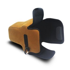 Sony A7R IV NEOpine Neoprene Soft Camera Inner Protective Triangle Bag with Carabiner, Color: Brown