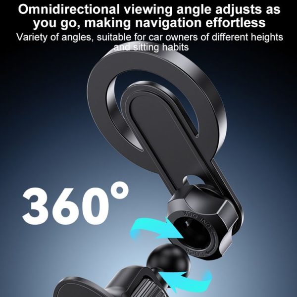 Yesido C209 MagSafe Magnetic Air Vent Car Holder (Black) - Image 6
