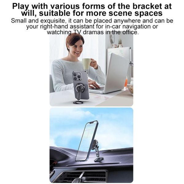 Yesido C210 Double Ball Magnetic Car Holder (Black) - Image 11
