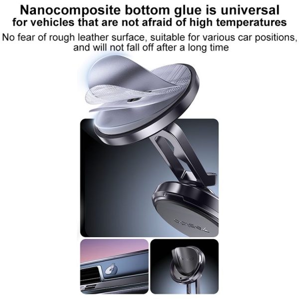Yesido C210 Double Ball Magnetic Car Holder (Black) - Image 8