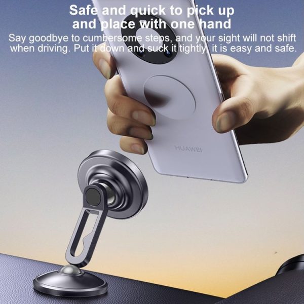 Yesido C210 Double Ball Magnetic Car Holder (Black) - Image 9