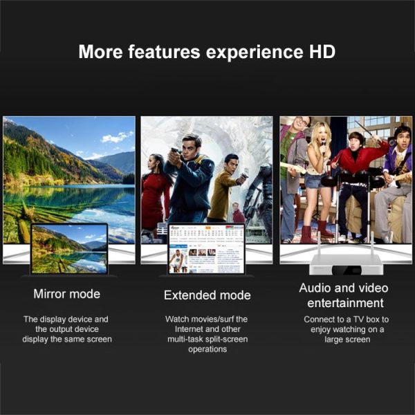 HDTV 2.0 to HDTV 4K 60Hz HD Video Transmission Signal Cable, Length: 0.3m (Black) - Image 6