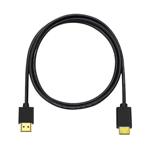 HDMI to Mini HDMI 4K UHD 18Gbps Video Connection Cable, Length: 0.3m (Black) - Image 2