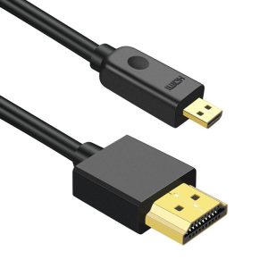 HDMI to Micro HDMI 4K UHD 18Gbps Video Connection Cable, Length: 0.3m (Black)