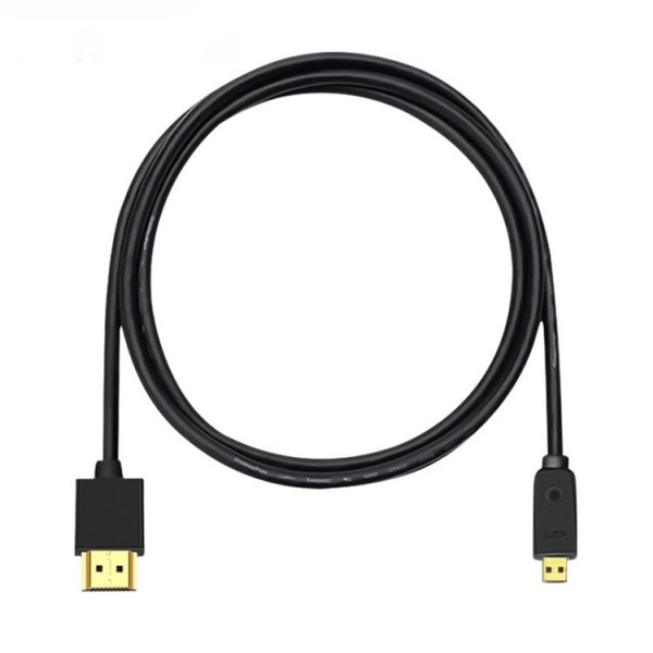 HDMI to Micro HDMI 4K UHD 18Gbps Video Connection Cable, Length: 0.3m (Black) - Image 2