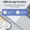 Q61A Portable Smart Voice Recorder Support APP Control, Memory: 64GB (Black) - Image 9