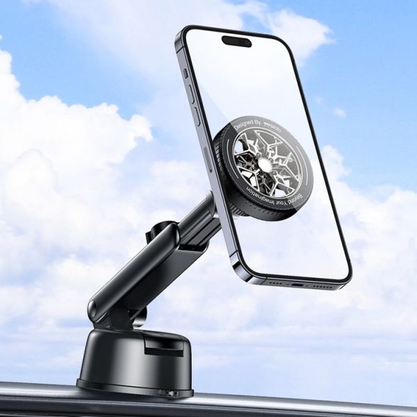 Yesido C266 Magesafe Magnetic Car Holder (Black) - Image 2