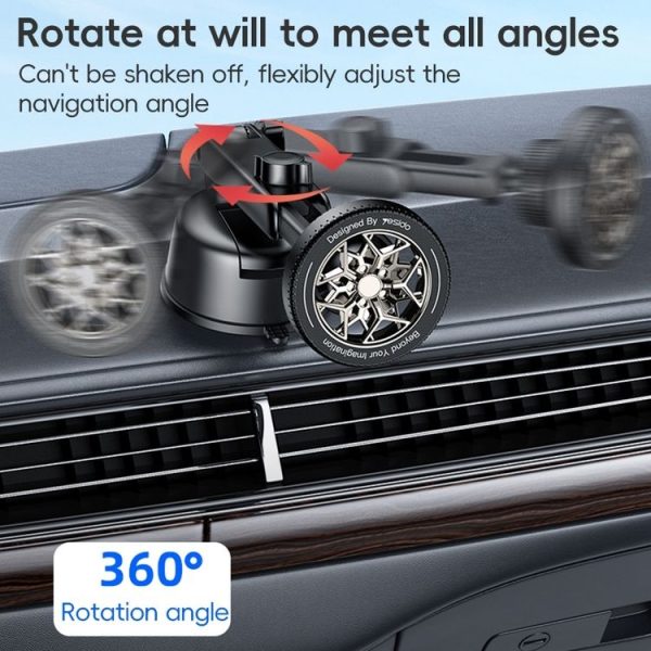 Yesido C266 Magesafe Magnetic Car Holder (Black) - Image 8