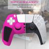 Sony PS5 Splicing Color Silicone Gamepad Protective Case without Rocker Caps (Black White) - Image 4