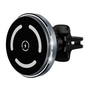 M68 15W Magnetic Wireless Charging Car Holder (Dark Grey)