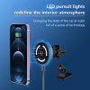 M68 15W Magnetic Wireless Charging Car Holder (Dark Grey) - Image 2