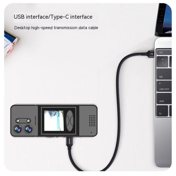 A3 1.5 inch Color Screen 180 Degree Rotation HD Outdoor Sports Recorder (Black) - Image 4