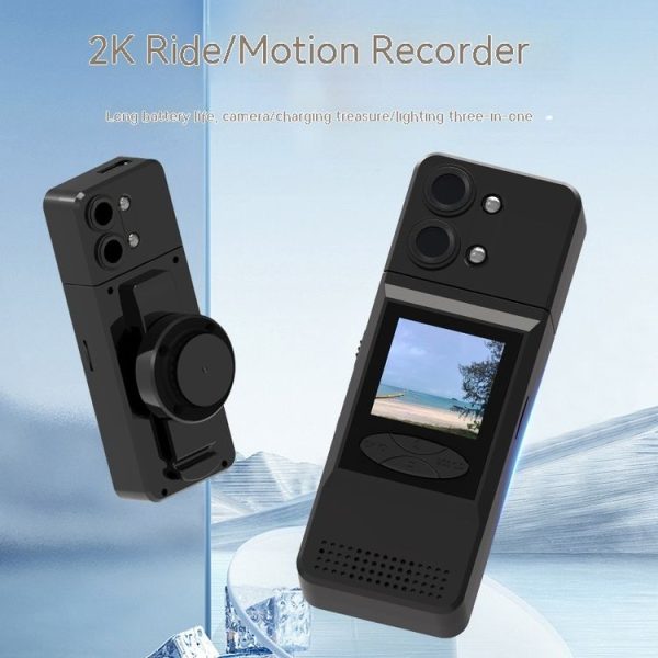 A3 1.5 inch Color Screen 180 Degree Rotation HD Outdoor Sports Recorder (Black) - Image 7