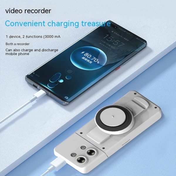 A3 1.5 inch Color Screen 180 Degree Rotation HD Outdoor Sports Recorder (Black) - Image 8