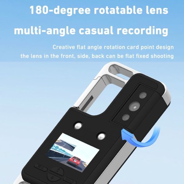 D6 2K Acoustic and Visual Distress Signal Cycling SOS Recorder with Light (Black) - Image 8