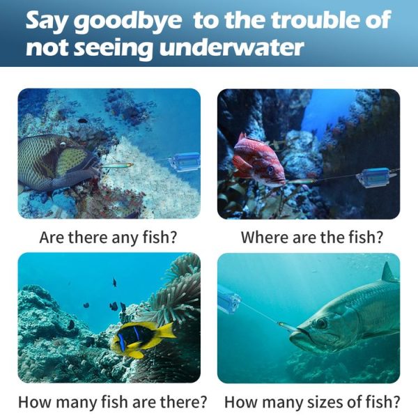 Lure 1080P Wireless Underwater Fishing Video Camera with Loop Recording / APP Remote Control (Blue) - Image 5