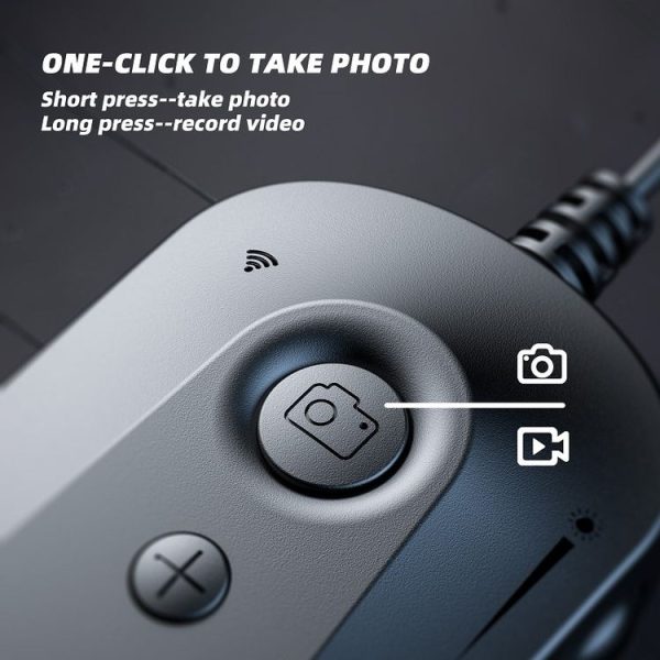 Y15 5.5mm Dual Camera WiFi Connected Hard Cable HD Industrial Endoscope, Length: 1m (Black) - Image 5