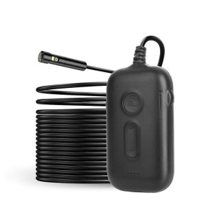 Y15 7.9mm Dual Camera WiFi Connected Hard Cable HD Industrial Endoscope, Length: 1m (Black)