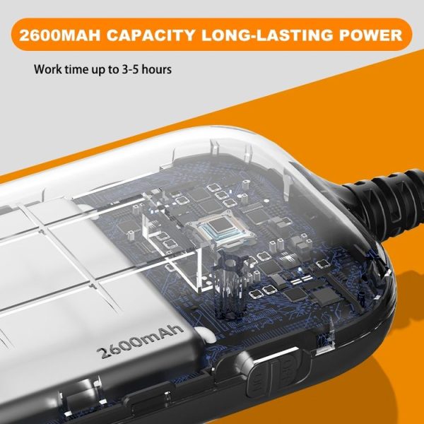 Y15 7.9mm Triple Camera WiFi Connected Hard Cable HD Industrial Endoscope, Length: 1m (Black) - Image 6