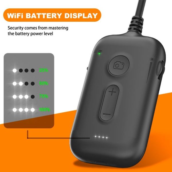 Y15 7.9mm Triple Camera WiFi Connected Hard Cable HD Industrial Endoscope, Length: 1m (Black) - Image 7