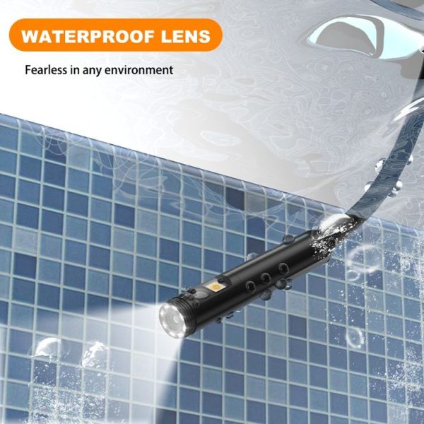Y15 7.9mm Triple Camera WiFi Connected Hard Cable HD Industrial Endoscope, Length: 1m (Black) - Image 9