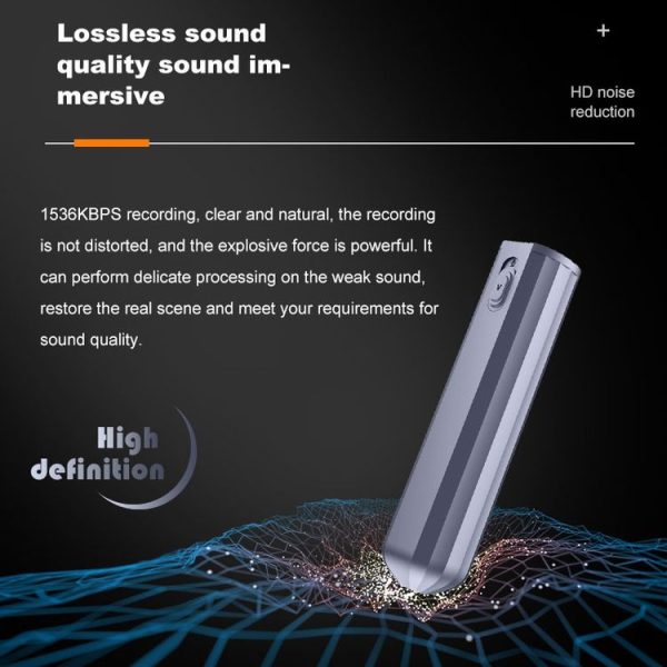 JNN Q72 HD Noise Reduction Long Standby Smart Voice Recorder Recording Device, Capacity: 32GB (Black) - Image 11