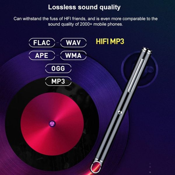 JNN Q83 HD Noise Reduction Laser Smart Voice Recorder Recording Device, Capacity: 16GB (Red Light) - Image 10