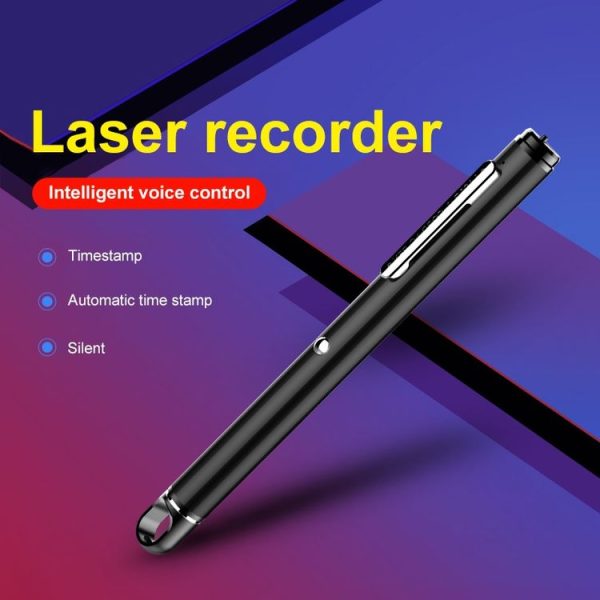 JNN Q83 HD Noise Reduction Laser Smart Voice Recorder Recording Device, Capacity: 16GB (Red Light) - Image 9