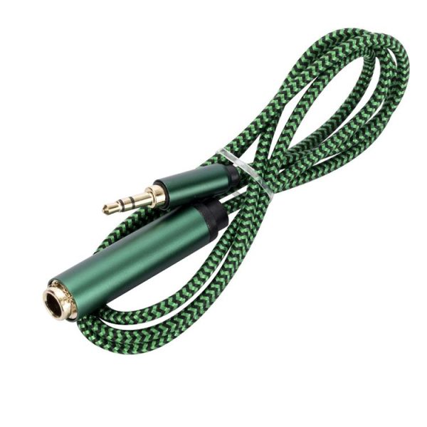3.5mm Male to 6.35mm Female Audio Adapter Cable, Length: 0.5m (Green) - Image 4