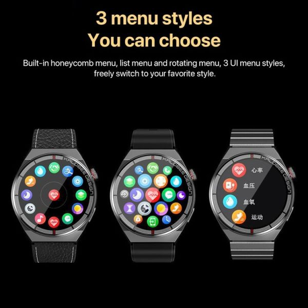 1.3 inch Leather Band IP68 Waterproof Smart Watch Support Bluetooth Call (Brown) - Image 14